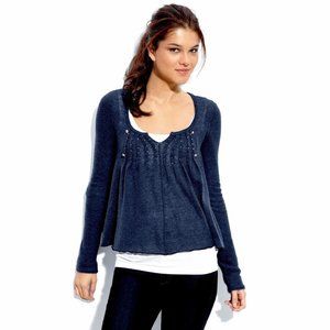 Free People 'One Fine Day' Angora Beaded Sweater